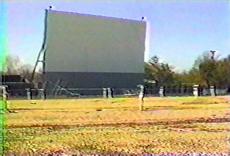 Northside Drive-In Theatre - Screen With Poles From Darryl Burgess (newer photo)